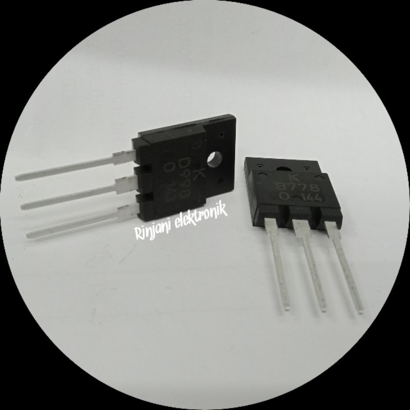 TRANSISTOR 2SB778 B778 2SD998 D998 DC ASLI