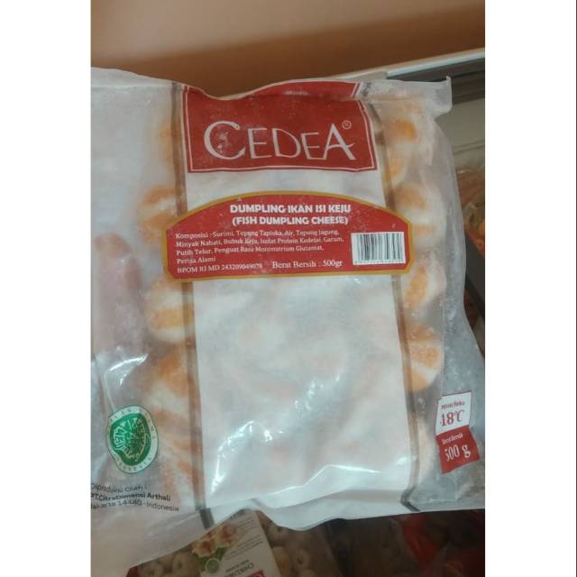 

Cedea Dumpling Ikan Isi Keju 500gr