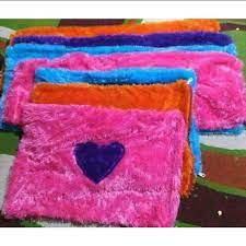 best seller SARUNG BANTAL BULU RASFUR motip GLOSSY/SARUNG BANTAL LEMBUT/ UK 45cm x60cm