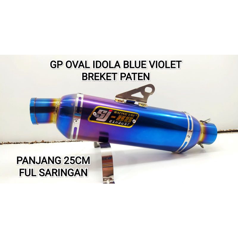 Silencer SJ-88 Gp Oval Idola Blue panjang 22cm Full sarangan