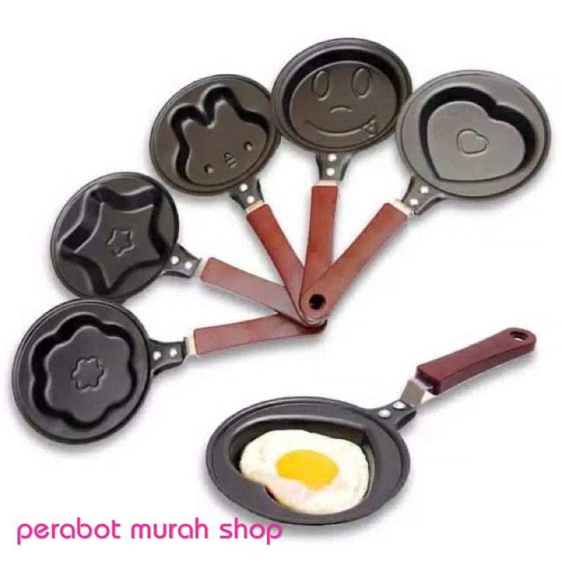 Teflon mini karakter/teflon imut/teflon ceplok telor/teflon mini serbaguna/teflon imut multifungsi