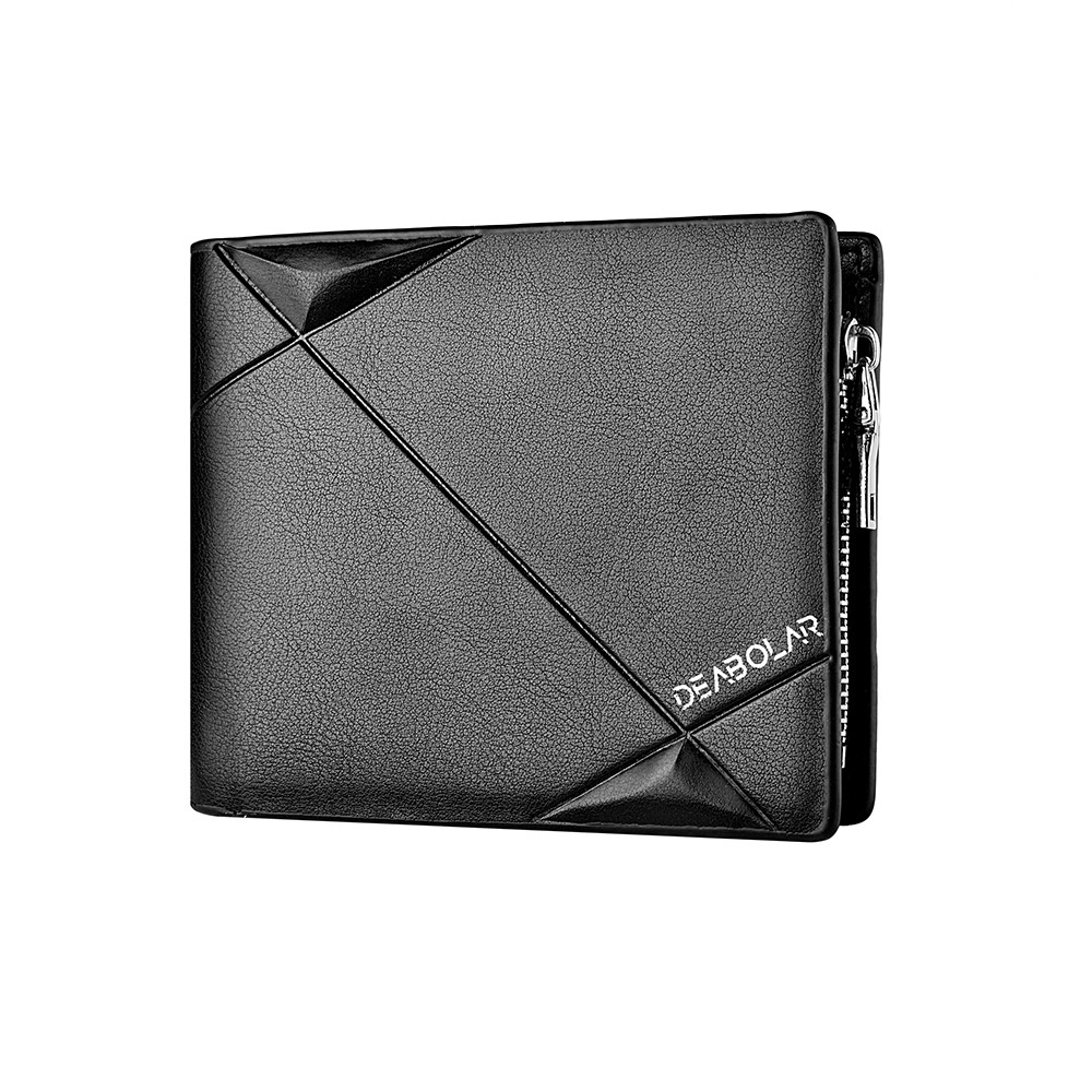 DOMPET LIPAT PRIA KULIT PREMIUM IMPORT DEABOLAR HITAM MIGUEL WA341B5 SLOT KARTU TIPIS MINI KECIL PENDEK MURAH COWOK ORIGINAL