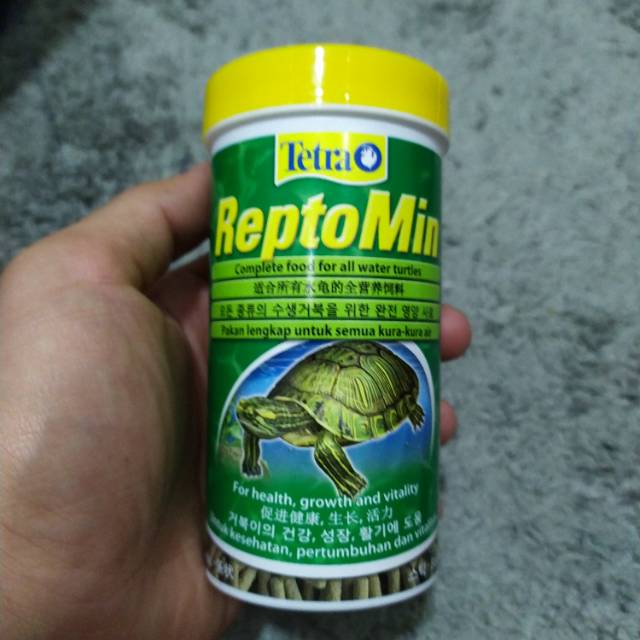 TETRA REPTOMIN MAKANAN KURA BERKUALITAS ISI  55gr / 250 ml