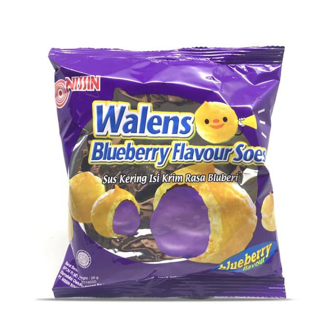 

TERMURAH Nissin Wallens Blueberry Soes 25g BEST SELLER