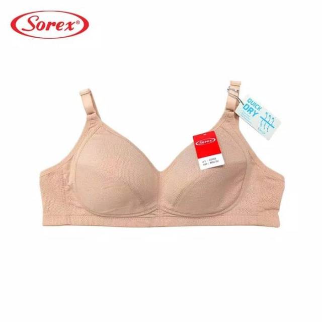 SOREX Bra Quick Dry  Berpori 02003 Busa tipis  Tanpa  Kawat