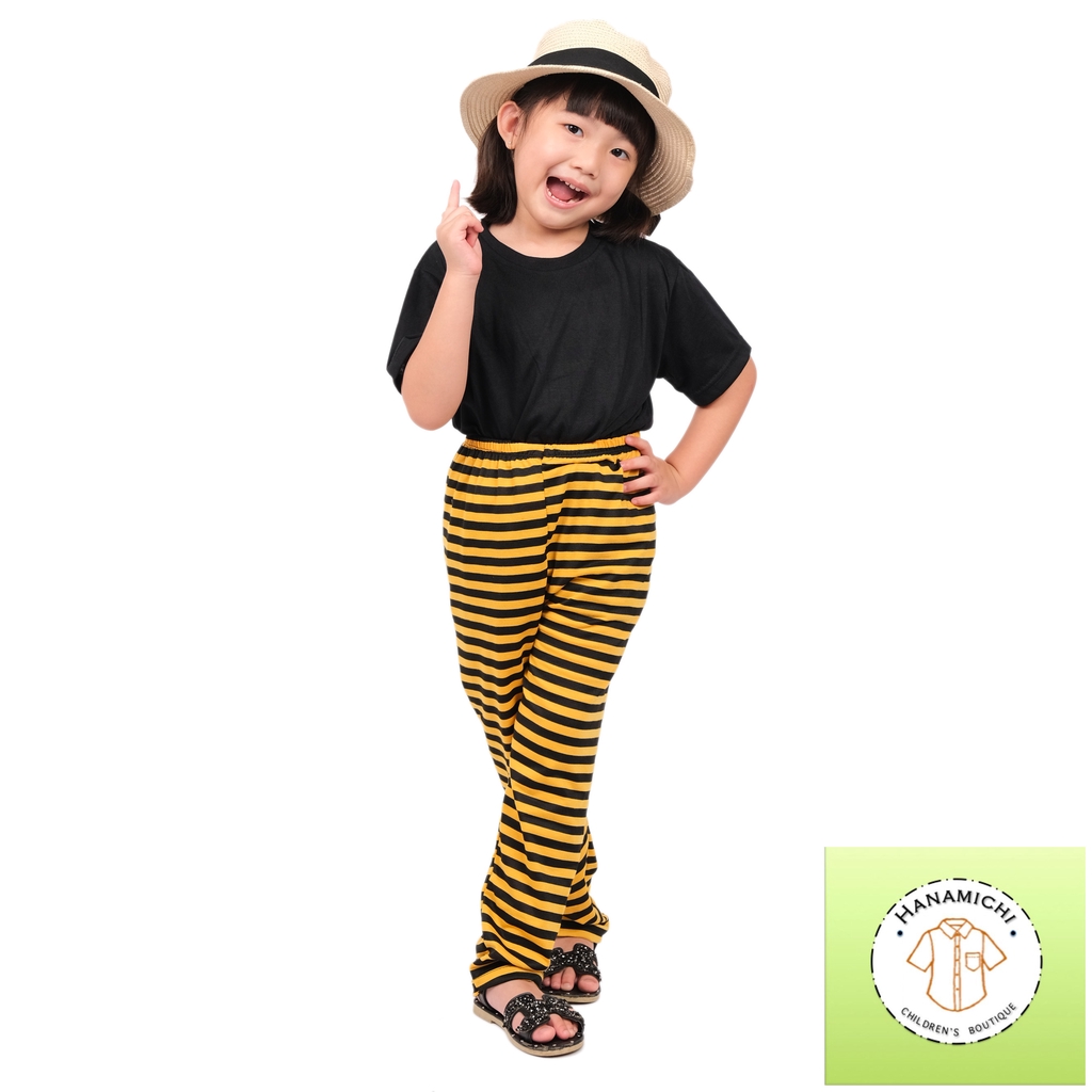 Hanamichi IANY Celana Legging Anak Panjang Motif Garis