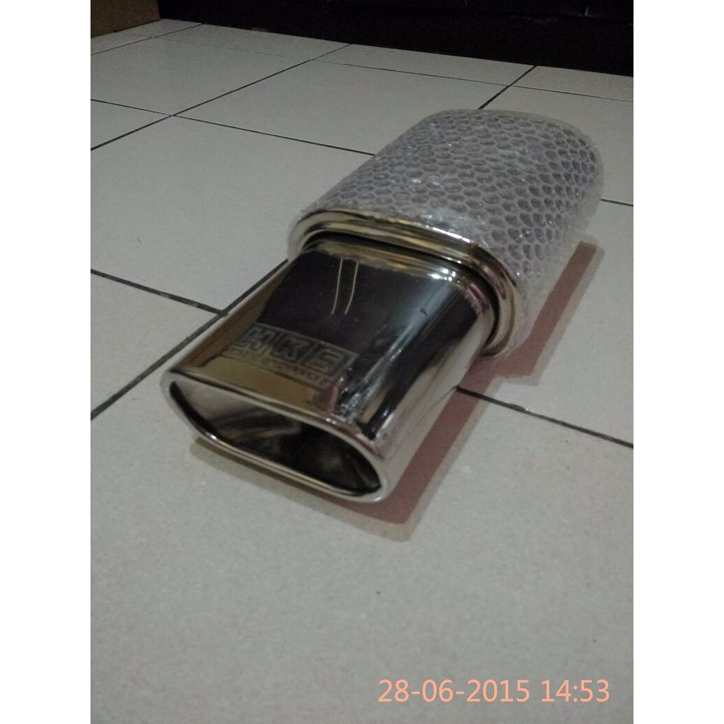 KNALPOT MOBIL HKS KOTAK PENDEK