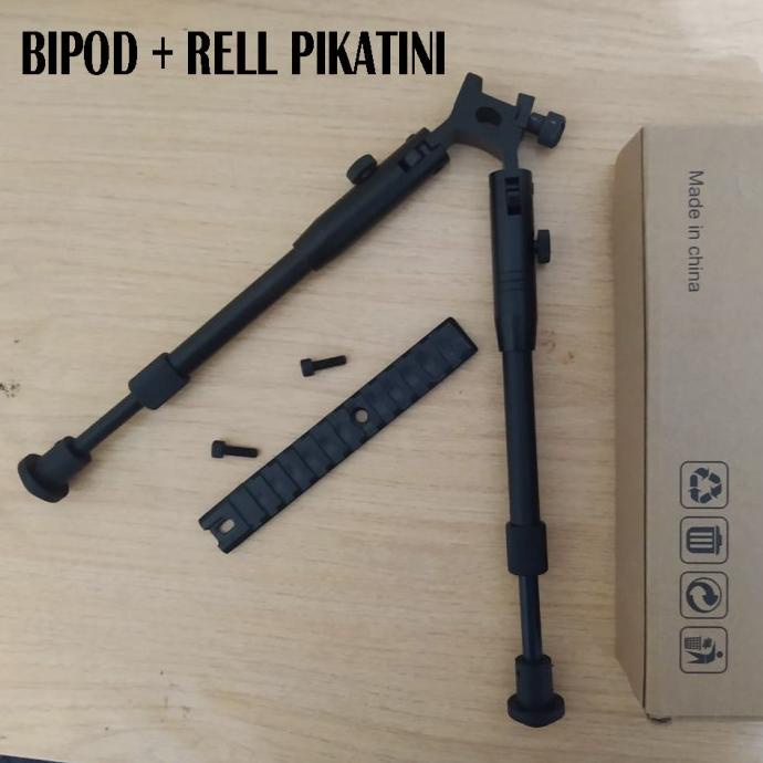 BIPOD SENAPAN ANGIN / BIPOD PLUS REL PIKATINI / PENYANGGA SENAPAN Star Seller