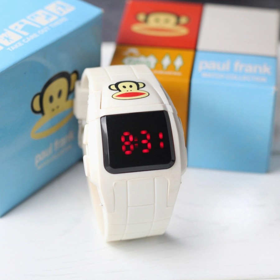 JAM TANGAN ANAK PAUL FRANK L150 TALI RUBBER