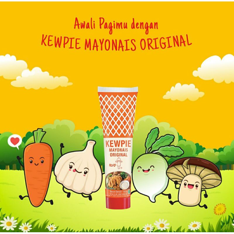 

KEWPIE MAYO ORIGINAL HALAL TUBE 150gram Untuk Saus Mentai