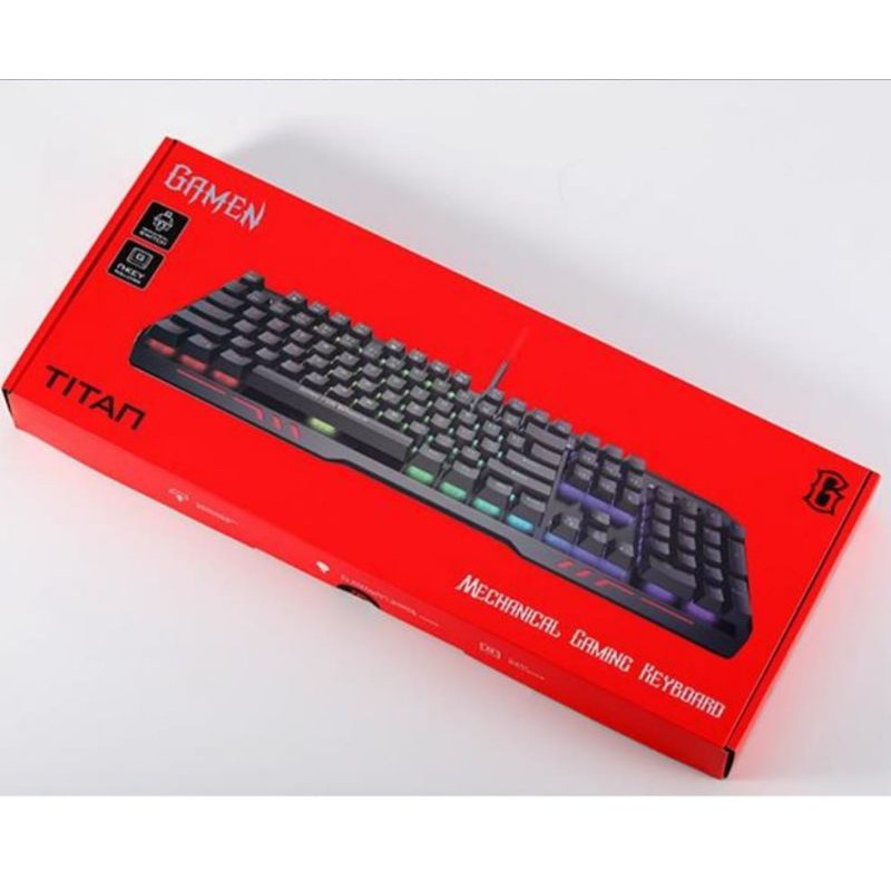 KEYBOARD GAMING MECHANICAL GAMEN TITAN GARANSI 1 TAHUN