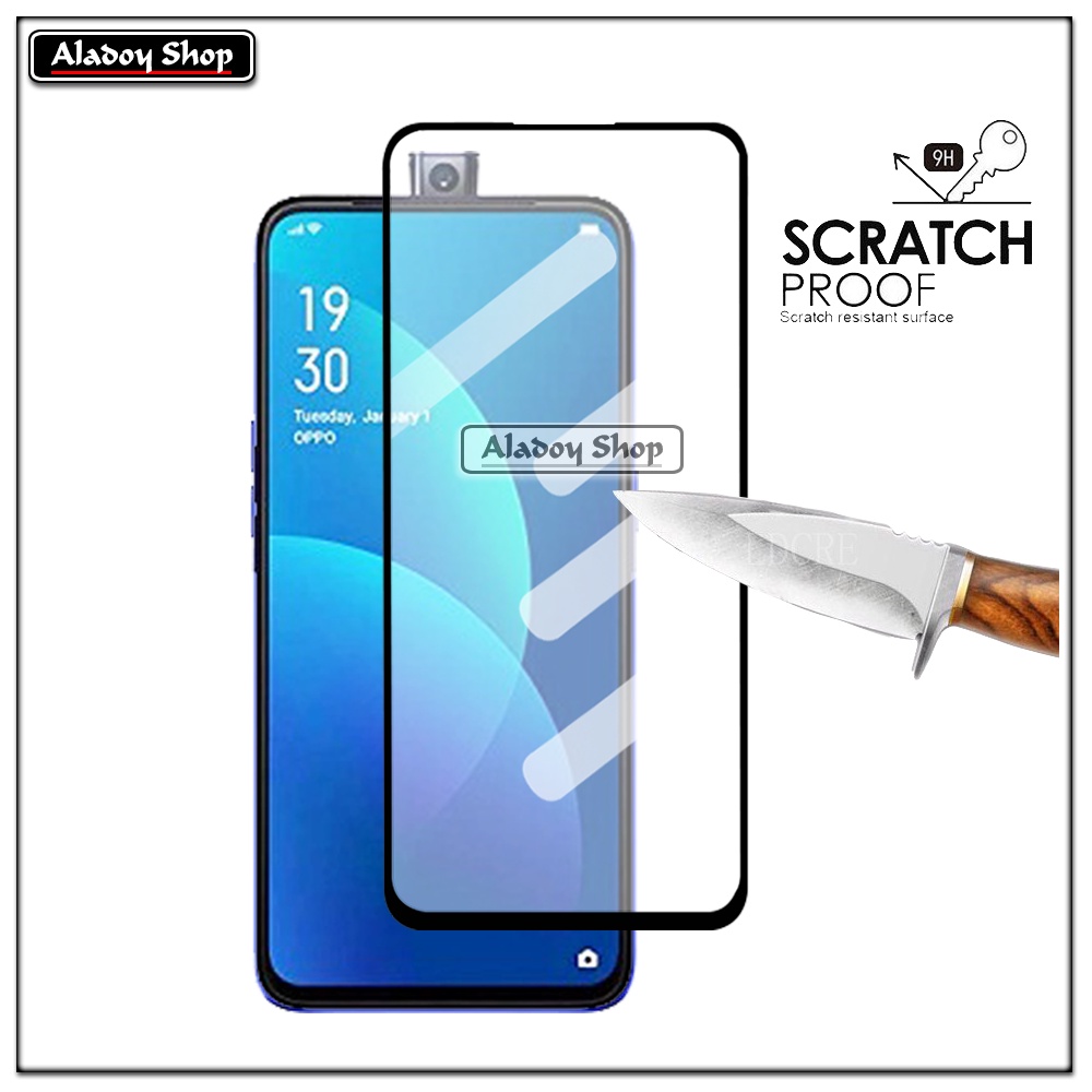 PROMO 3 IN 1 PAKET Tempered Glass Oppo F11 Pro Free Tempered Glass Camera dan Skin Carbon