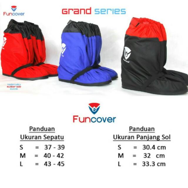 Jas Hujan Sepatu | Cover Shoes New Grand Funcover V.02