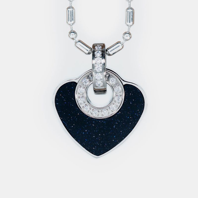 Pendant Heart Blue MCI