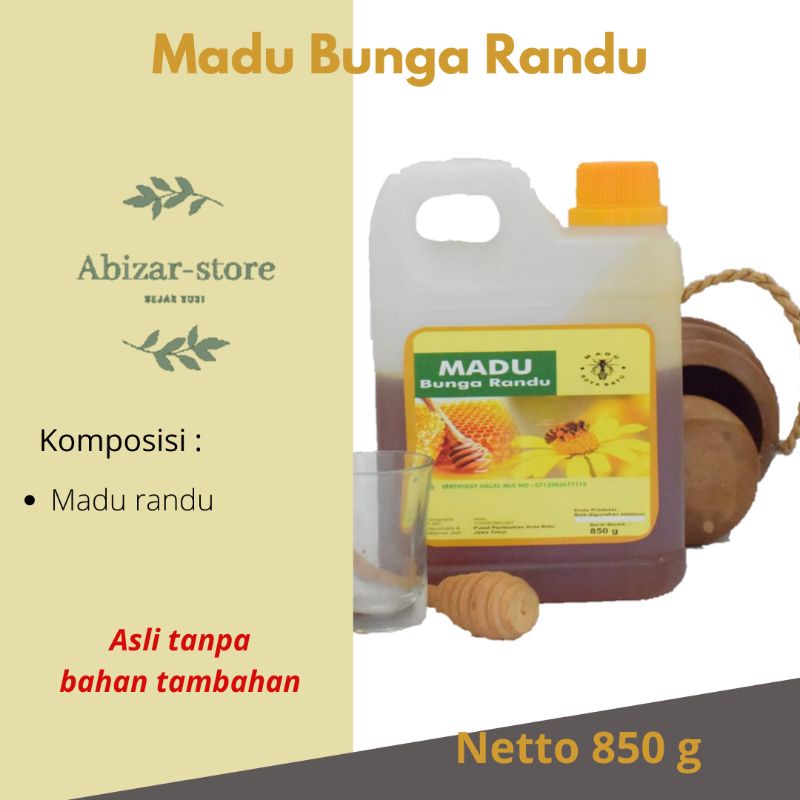 

Madu Bunga Randu 850 gr kemasan jirigen