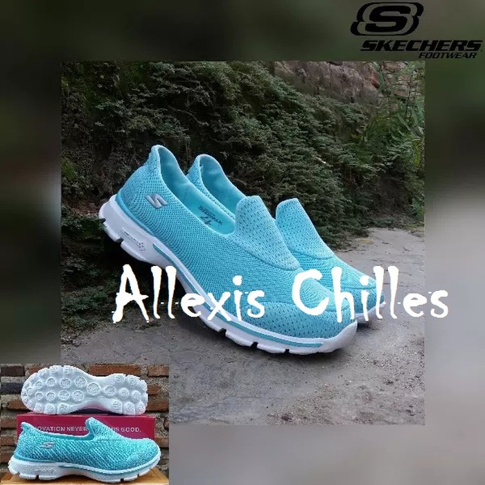 Sepatu Slip On Skechers Go Walk 4 Wanita Premium Quality Import Tosca