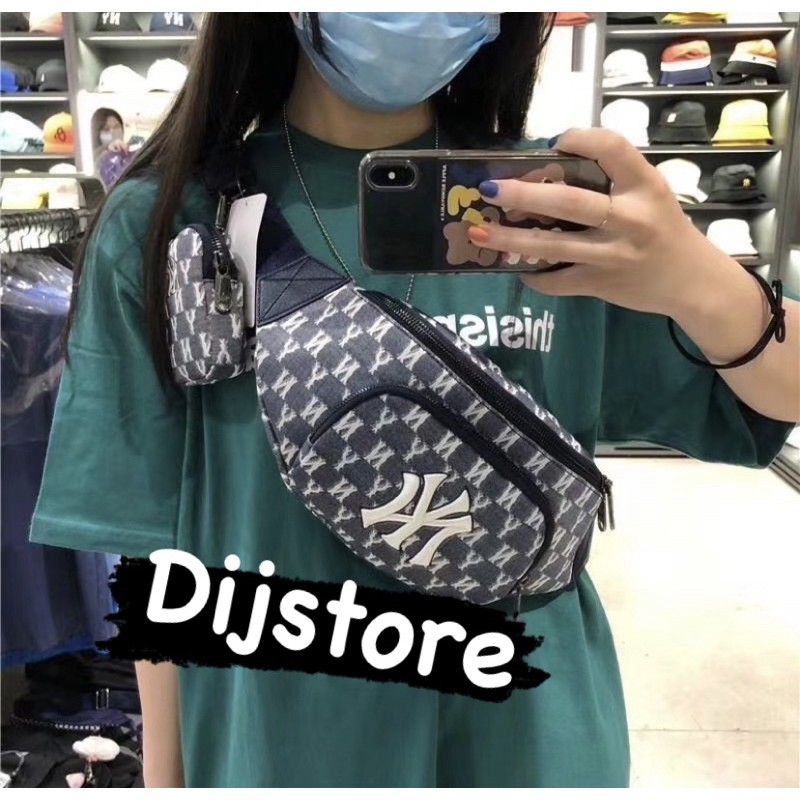 Slingbag wanita Korea NY MLB import Grade ori sling bag wanita tas selempang unisex