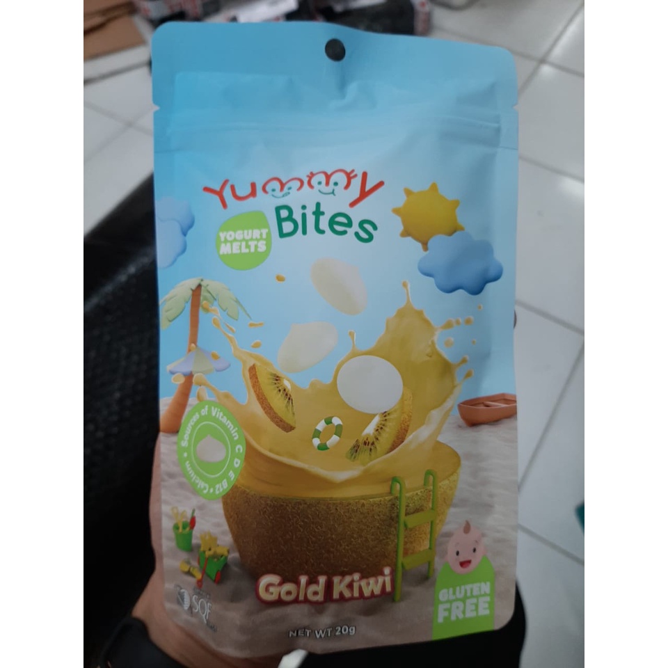 YUMMY BITES YOGURT MELTS GOLD KIWI