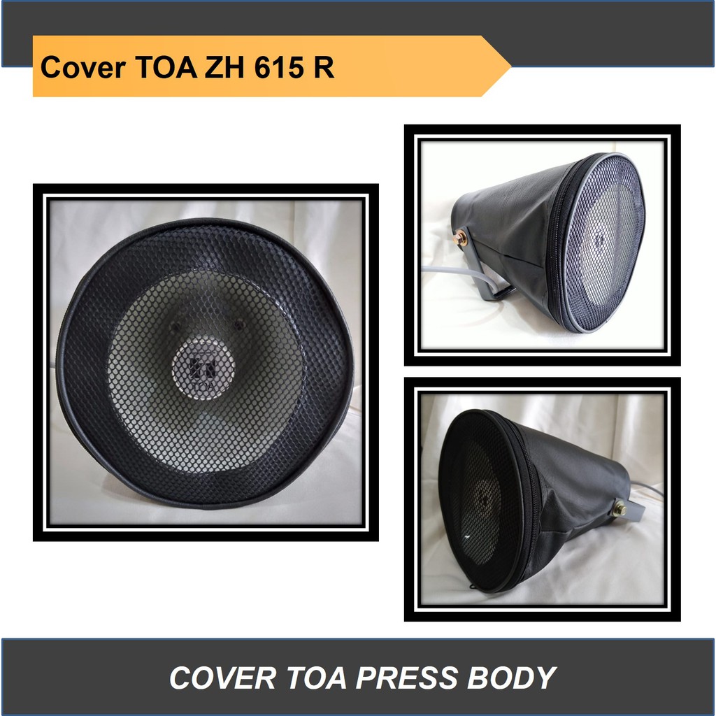 Jas TOA 15 Watt, Cover TOA ZH 615 R, TOA 15 Watt Bulat Sirine Sirene Siren Klakson Motor 615r Mobil