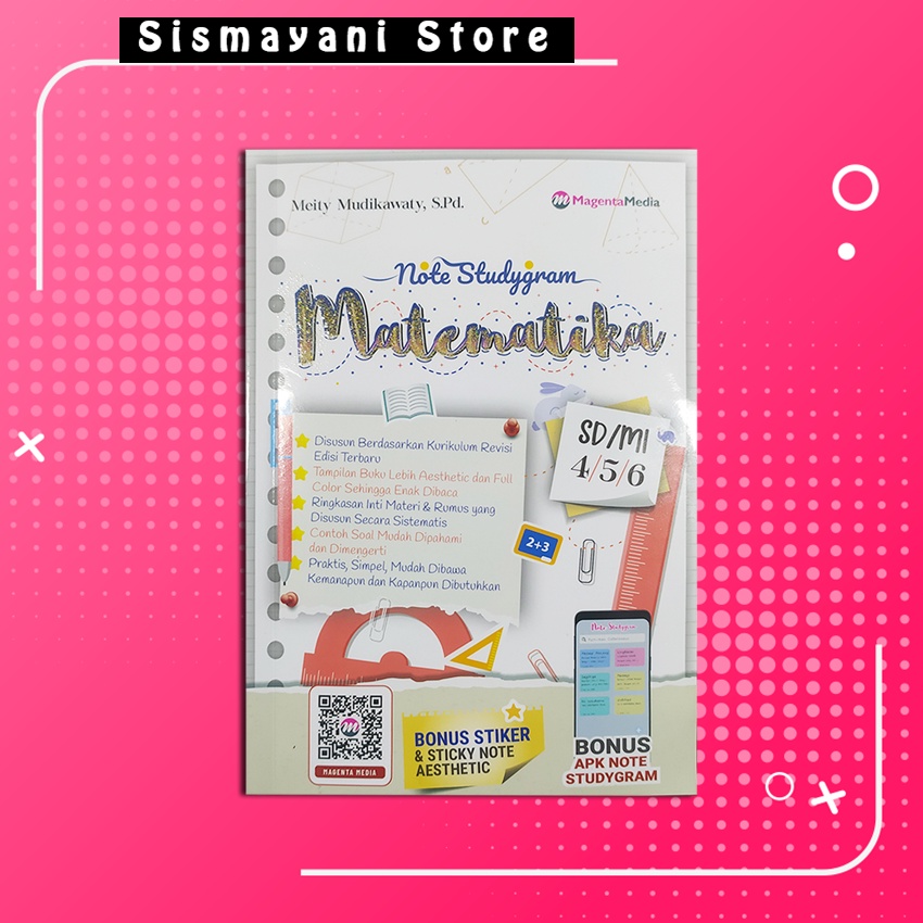 NOTE STUDYGRAM MATEMATIKA SD/MI KELAS 4,5,6