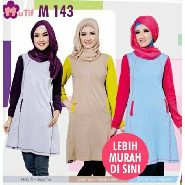 Big sale atasan muslim Tunik remaja kekinian koleksi dari Mutif 143