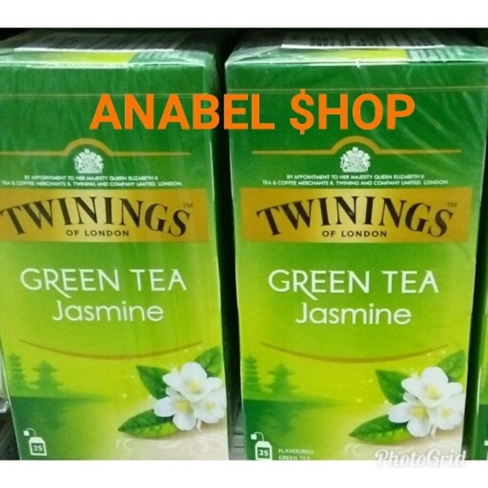 

{STOCK TERBATAS} Teh Twinings of London Green Tea Jasmine Tea Bag Twining Import