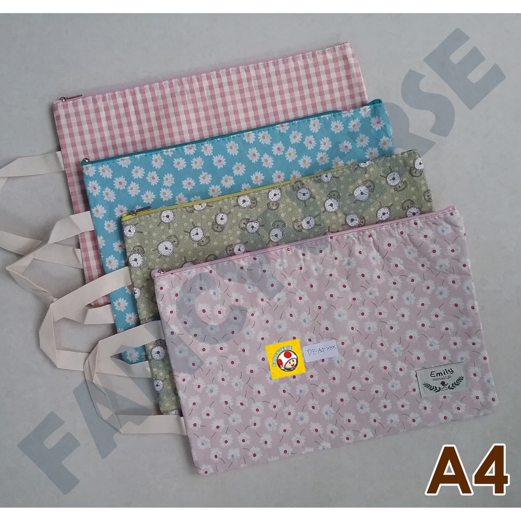 Map Zipper Kain A4 DZ-A4-XXX / Map Resleting Map File Map Tenteng