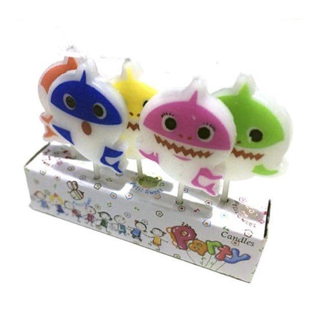 JT - Lilin Ulang Tahun Karakter isi 5 PCS BABY SHARK LOL UNICORN PONY FORZEN ELSA