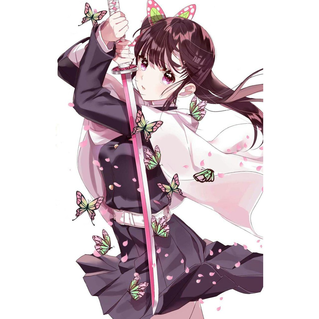 Costume Kanao Tsuyuri From Kimetsu no Yaiba Fullset Rental