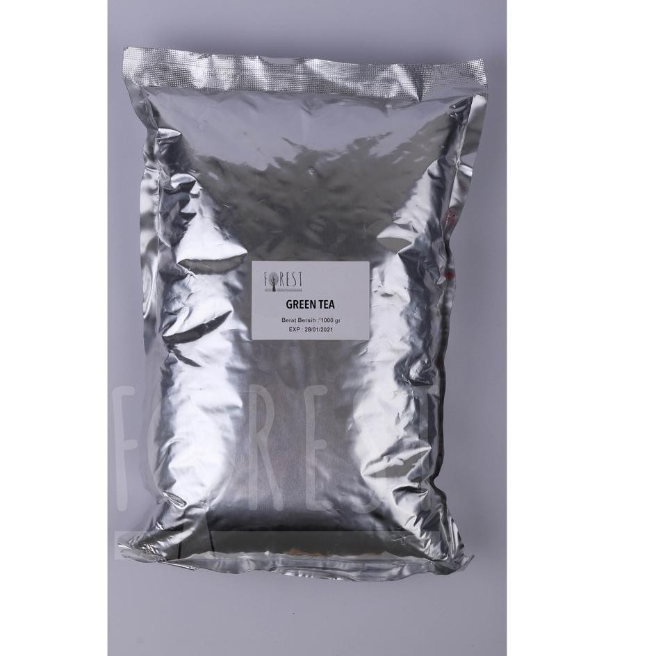 

★★★ MJ9 Bubuk Minuman MATCHA GREEN TEA Powder 1000g - FOREST Bubble Drink ✴ (Laris)