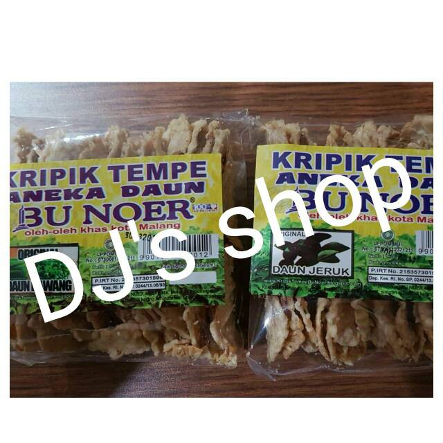 

keripik tempe Bu Noer berat kotor kurleb 150 gr khas kota malang 6