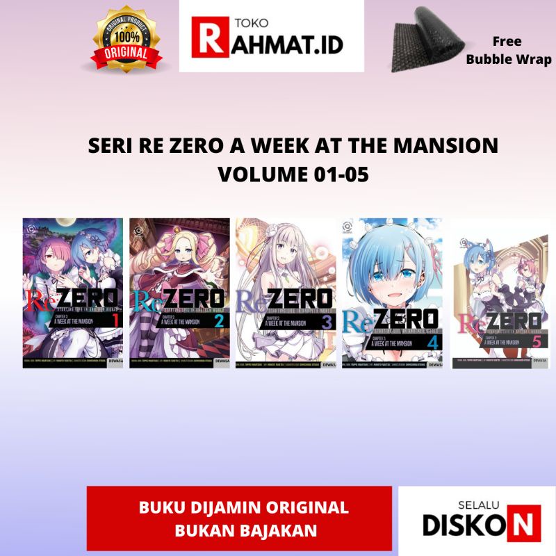 SIAP KIRIM Komik Akasha: Re: Zero Starting Life in Another World Chapter 2 A WEEK AT THE MANSION Vol