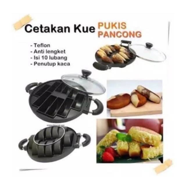 CETAKAN KUE PUKIS ANTI LENGKET