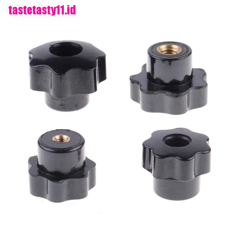 【TTID】Plastic M4/M5/M6/M8 female thread seven star shaped head clamping nuts kn