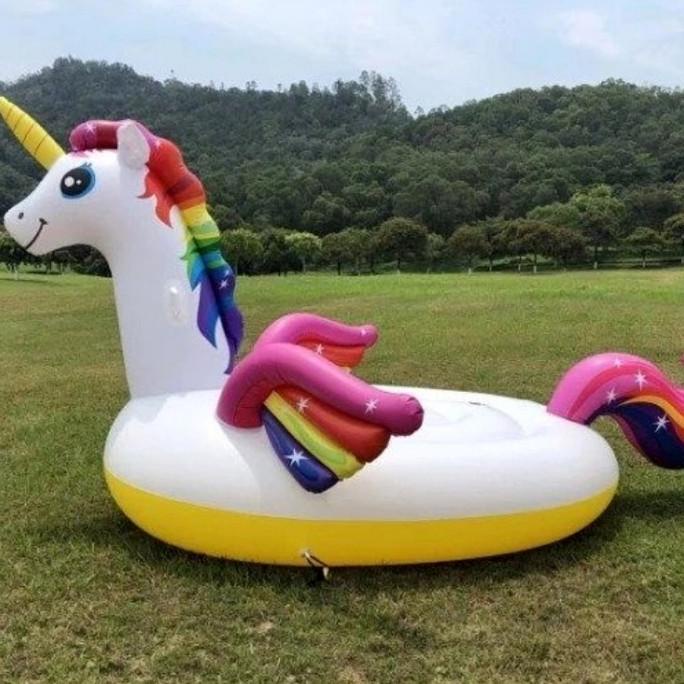 Intex 57281 Pelampung Renang Mega Unicorn - Ban Renang Jumbo Dewasa