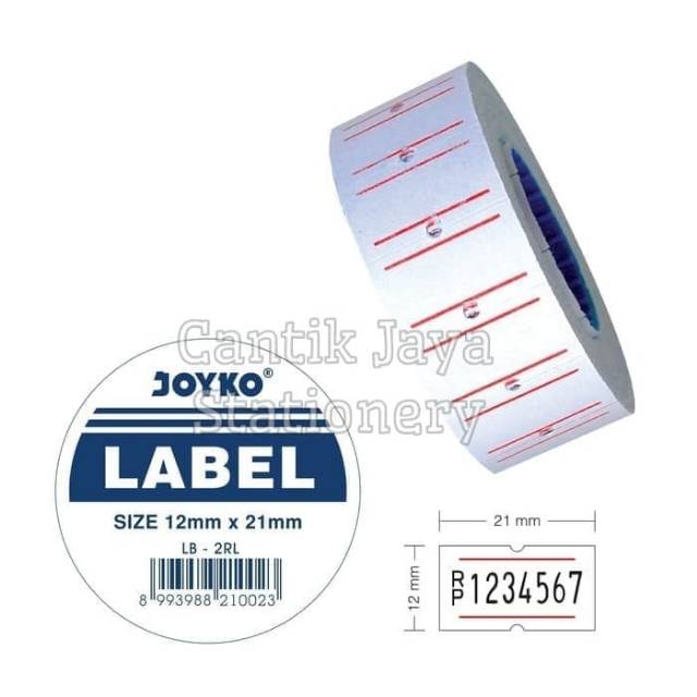 

Label Harga Joyko LB-2RL 21mmx12mm