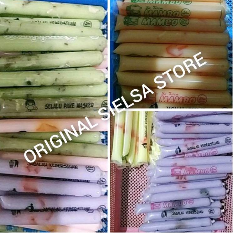 

✨PROMO Ramadhan Plastik es mambo es lilin es spidol (isi 100 pcs)sablon Mix 5 karakter warna uk 3 x 23cm