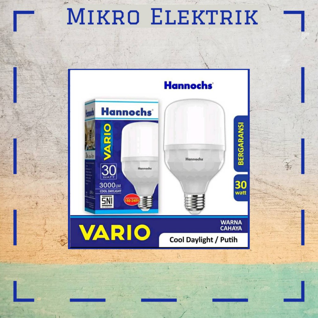 Hannochs Lampu Led Vario 30 Watt Cahaya Putih