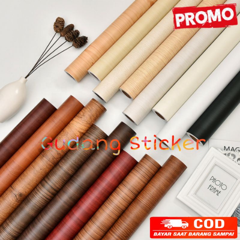 Stiker Sticker Motif Kayu / stiker serat kayu stiker meja berserat Wallstiker kayu wallpaper meja Wa