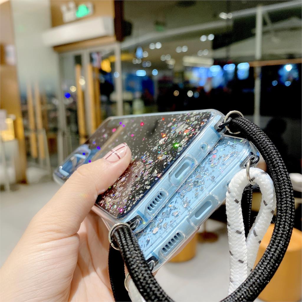 Casing OPPO A15 R17 Pro 4 3 Pro A53 A91 F15  OPPO K3 Cover Kalung Lanyard Case Untuk OPPO Reno 4 OPPO F7