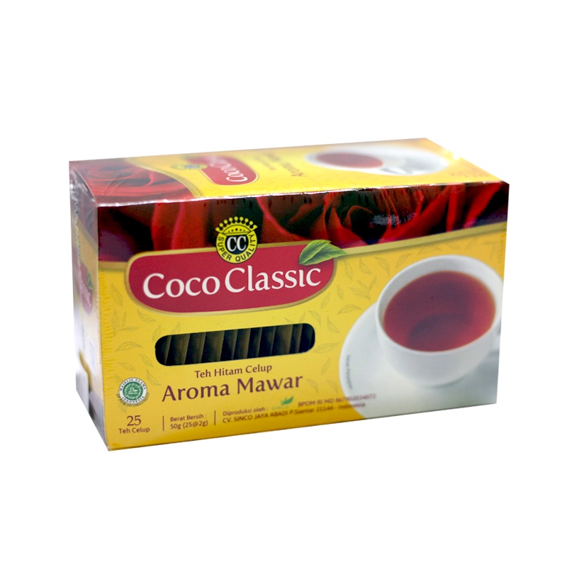 

Coco Classic Teh Celup Mawar Amplop 50Gr