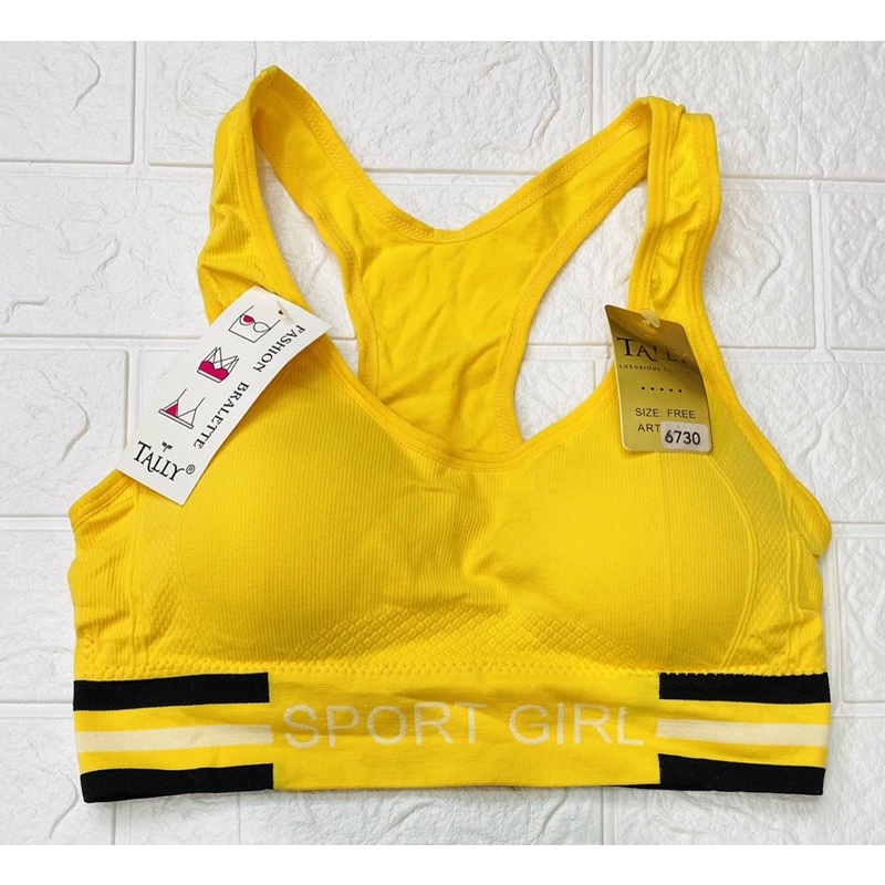 Bh sport | SportBra Tally 6730 Bahan rajut/spndex Freesize