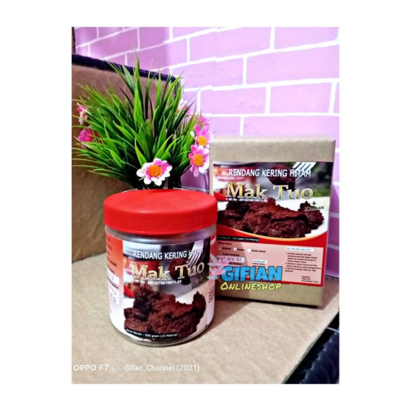

RENDANG KERING HITAM MAK TUO RASA ORIGINAL