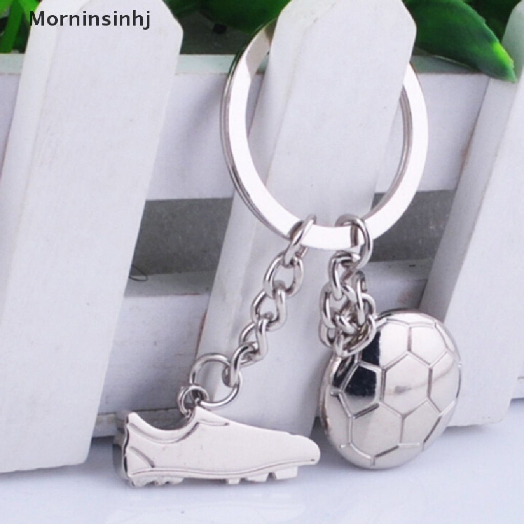 Mornin Key Pendant Football Key Chain Bentuk Sepak Bola Gantungan Kunci Hadiah Aksesoris Piala Dunia Lucu Hot id