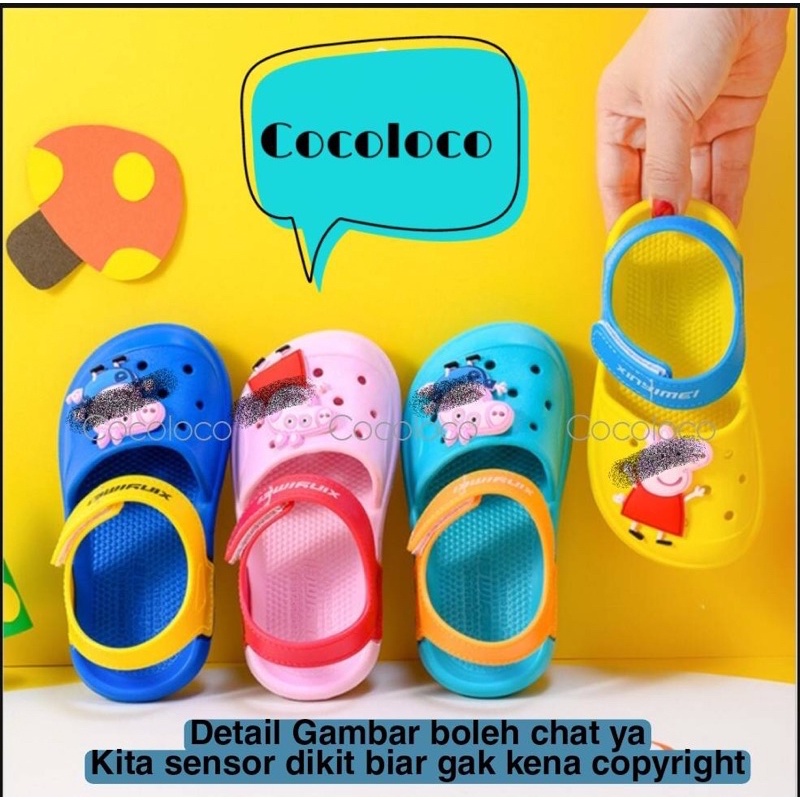 Sandal Sepatu *Peppa *Peppapig* Kid Shoes