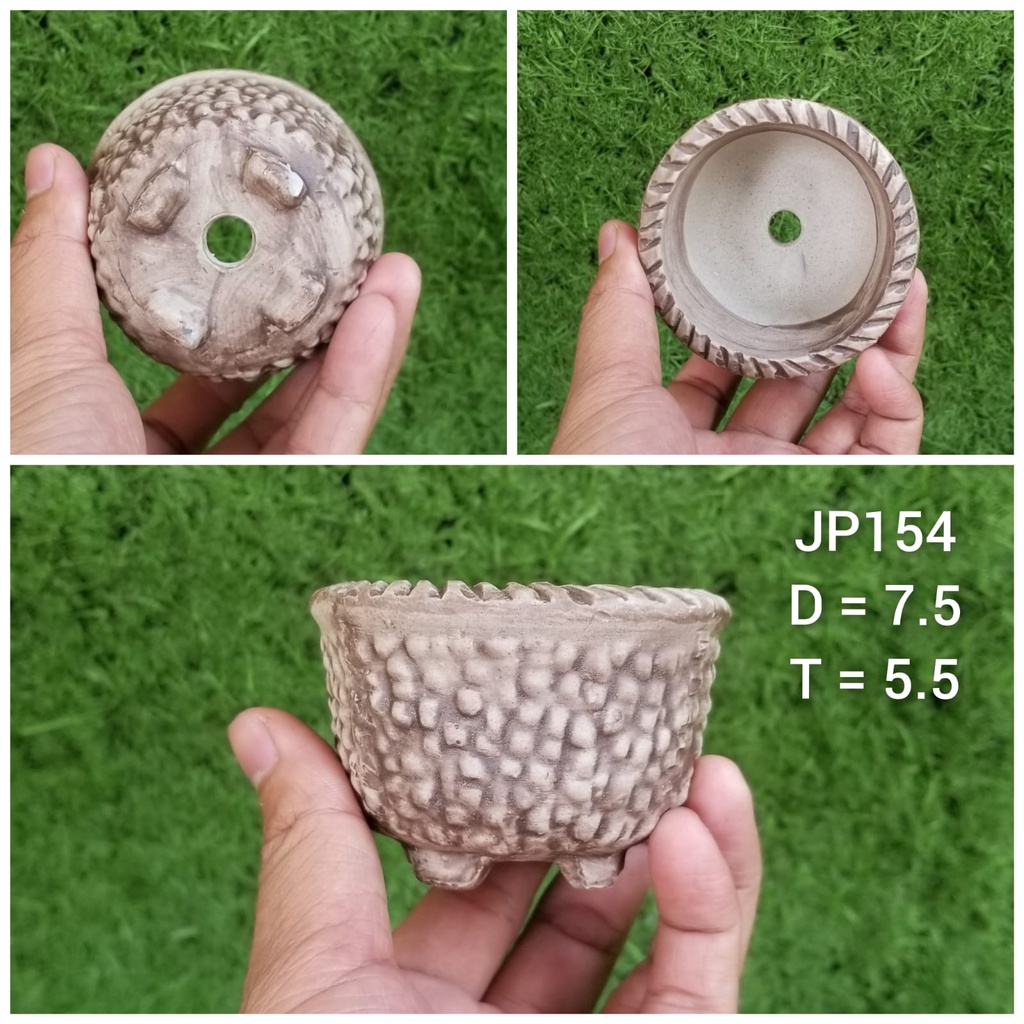 Pot keramik bulat mini JP154