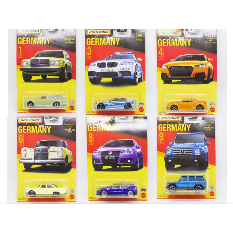 Matchbox MBX Best of Germany Series Set 6pcs 2022