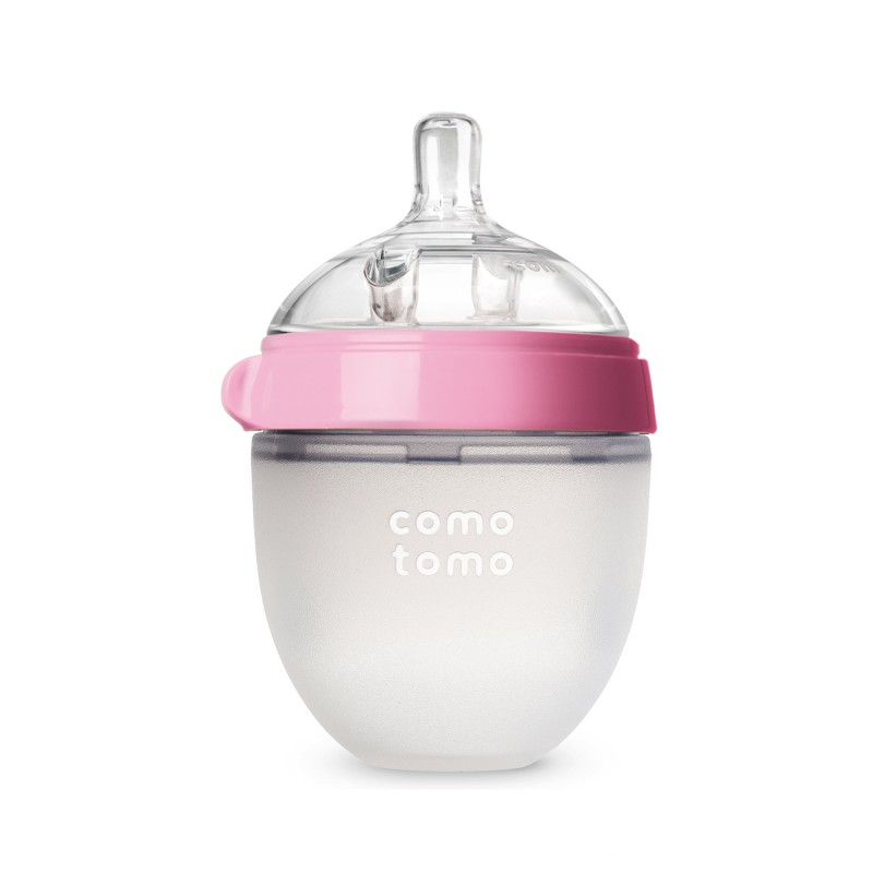 [ASLI] COMOTOMO Bottle 150ml Green &amp; Pink / Botol Susu Comotomo / botol susu bagus / botol susu premium