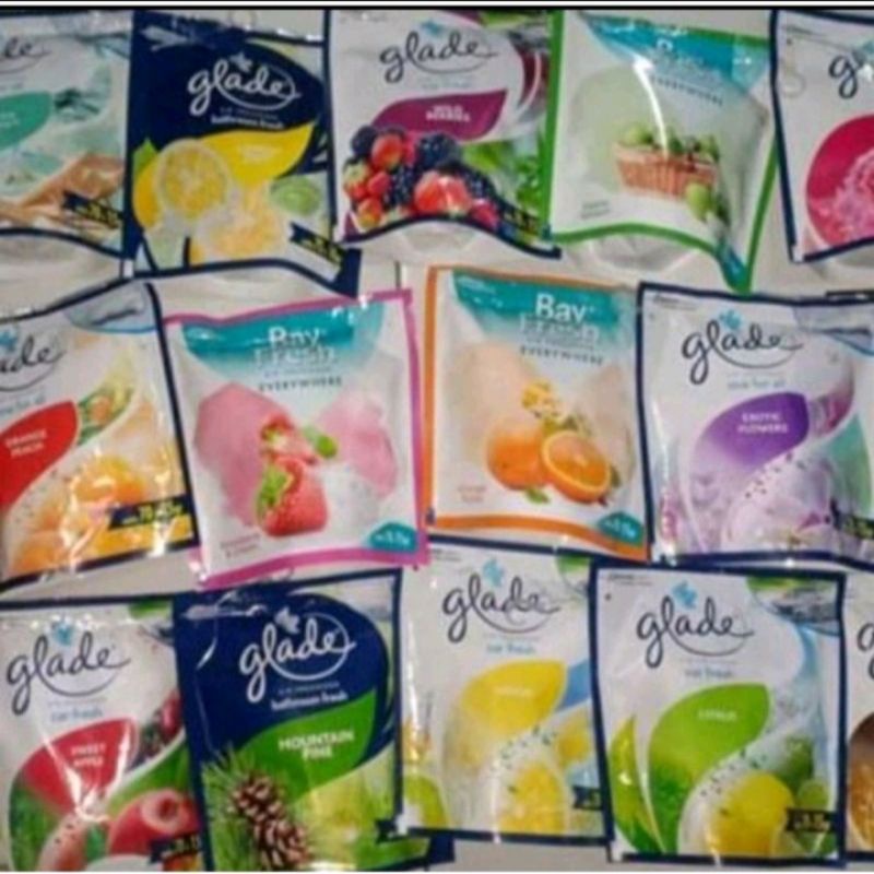 Glade Pecahan/Byfresh Pengharum Ruangan/Mobil/Ac/Toilet