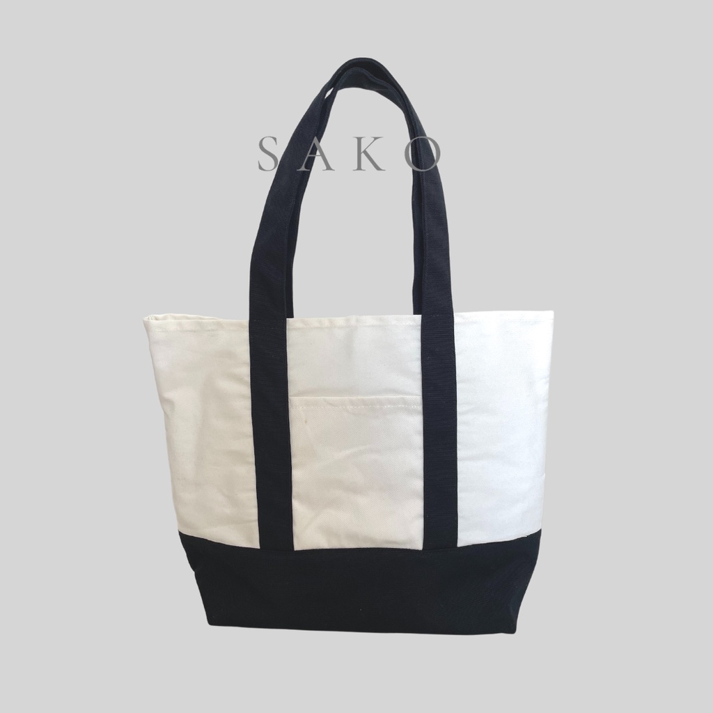 (SAKO) TOTEBAG KANVAS POLOS JAPANESE STYLE